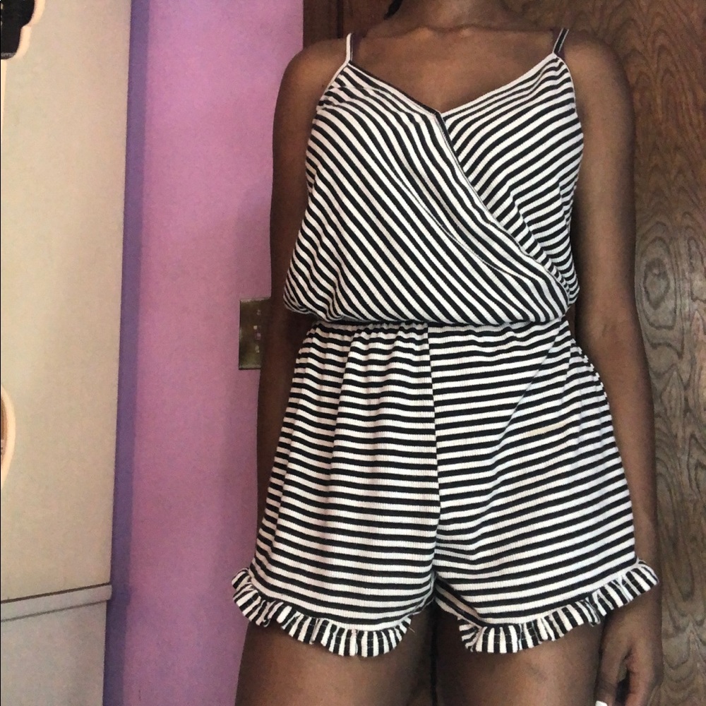 Striped Romper